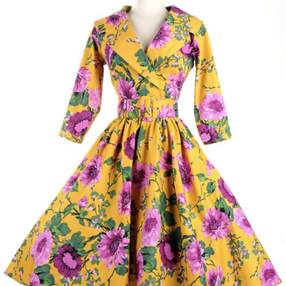 Birdie - 50's Swing Dress - Picture 2 of 5